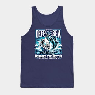 Conquer the Depths - Fishing Tank Top